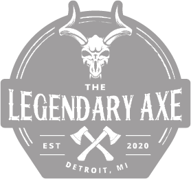 The Legendary Axe official logo on a transparent background.