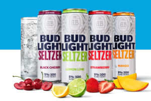 All four flavours of Bud Light Seltzer.