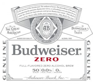 Budweiser Zero logo.