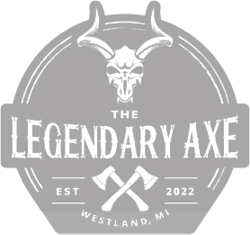 The Legendary Axe official logo on a transparent background.
