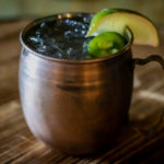 Mexican Mule served in a copper mug.